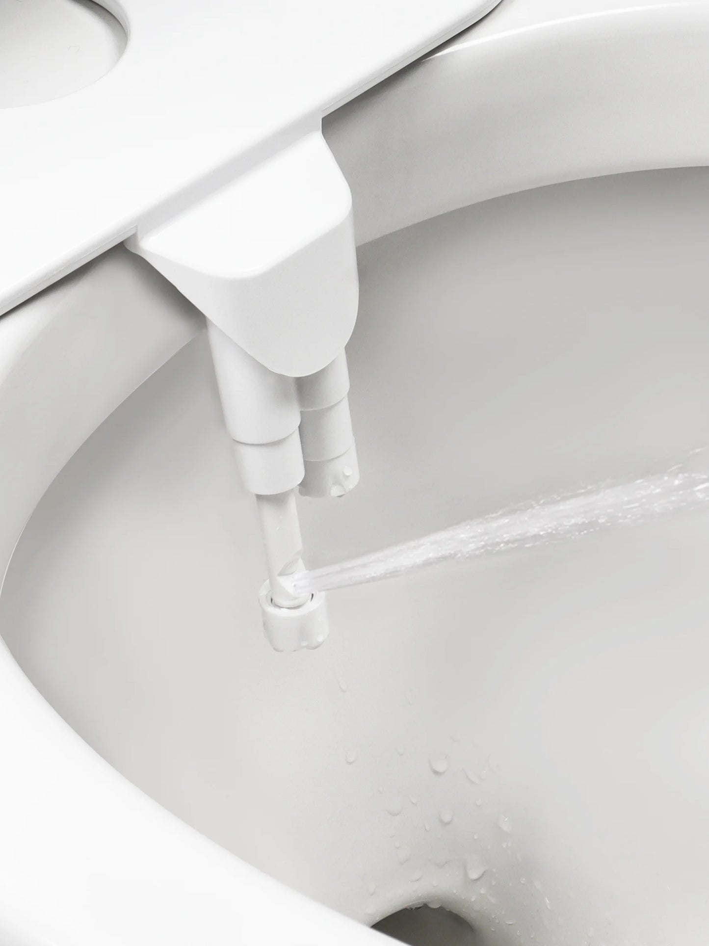 Non-Electric Home Bidet - Self Cleaning Dual Nozzle (Frontal and Rear Wash) Water Bidet Toilet Seat Attachment and Adjustable Water Pressure
