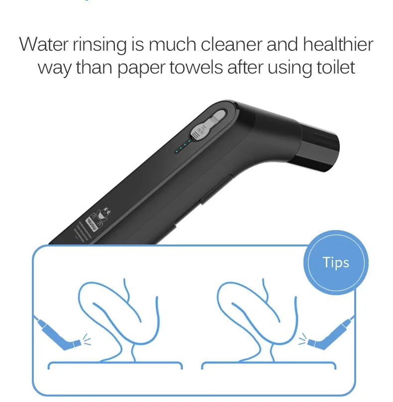 Portable Bidet, 2.3 L Electric Bidet, Travel Bidet Hand Shower for Toilet, Outdoor, Camping Bottle, Spray Bottle