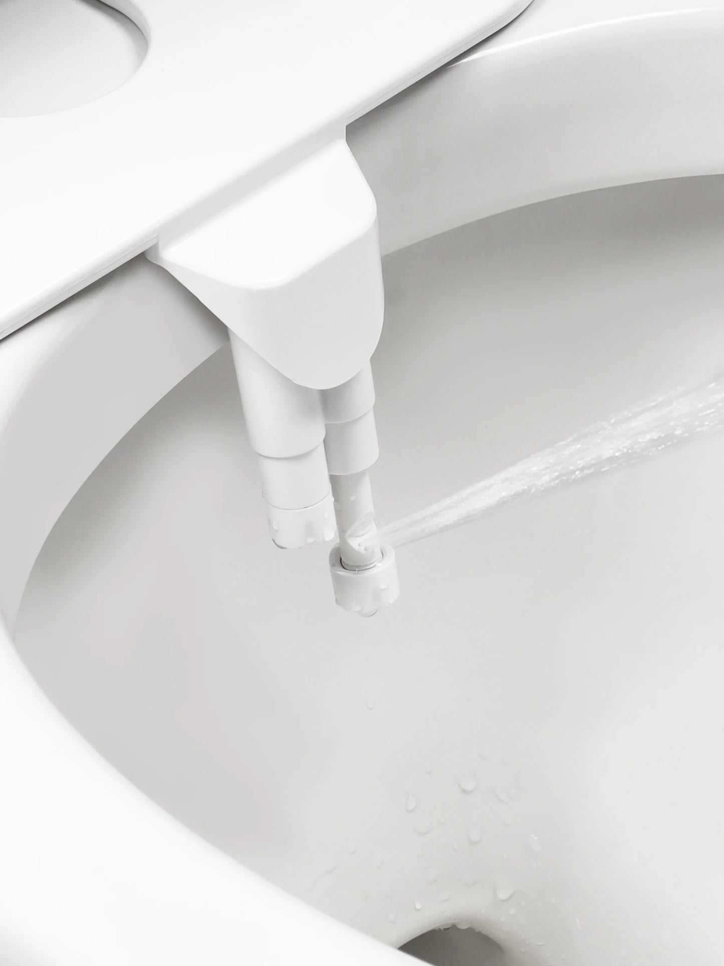 Non-Electric Home Bidet - Self Cleaning Dual Nozzle (Frontal and Rear Wash) Water Bidet Toilet Seat Attachment and Adjustable Water Pressure