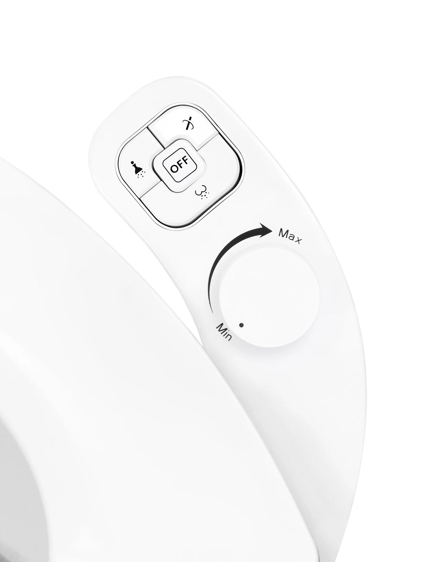 Non-Electric Home Bidet - Self Cleaning Dual Nozzle (Frontal and Rear Wash) Water Bidet Toilet Seat Attachment and Adjustable Water Pressure