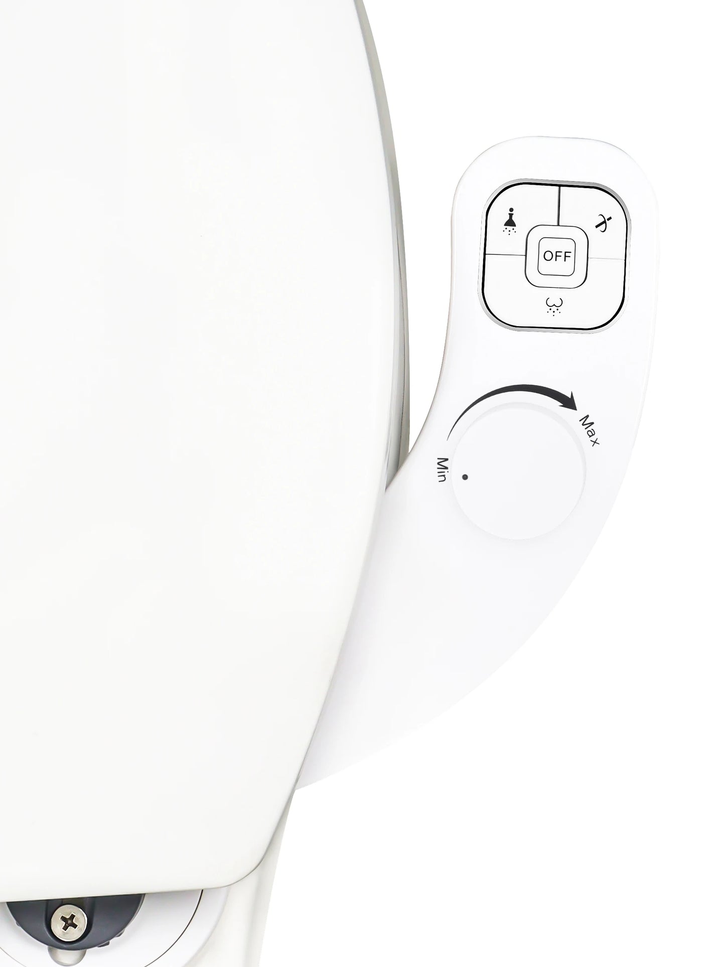 Non-Electric Home Bidet - Self Cleaning Dual Nozzle (Frontal and Rear Wash) Water Bidet Toilet Seat Attachment and Adjustable Water Pressure