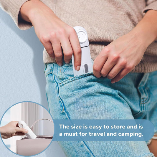 freshydro power Portable Travel Bidet Shattaf Electric Shattaf With Reservoir, High Pressure USB-Type C Mini Electric Rechargeable Handheld Personal Hygiene Cleaning Travel shattaf for Men & Women
