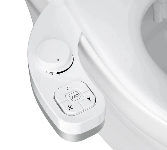 Non-Electric Home Bidet - Self Cleaning Dual Nozzle (Frontal and Rear Wash) Water Bidet Toilet Seat Attachment and Adjustable Water Pressure
